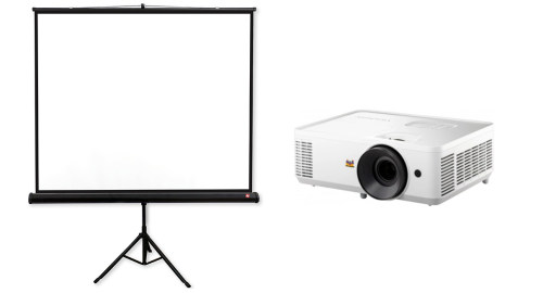 Zestaw Projektor ViewSonic PA700W + ekran na trójnogu Tripod Pro.png