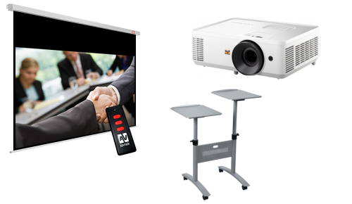 Zestaw Projektor ViewSonic PA700W + Ekran elektryczny Avtek + Stolik.png