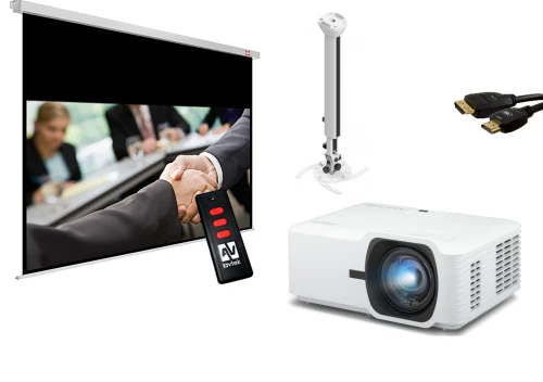 Zestaw Świetlica zawiera Projektor Laserowy ViewSonic LSD401HD + Ekran projekcyjny z pilotem AVTek Business Electric + Uchwyt sufitowy + Kabel HDMI.png