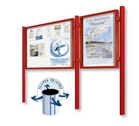 Stojak Quatro do gabloty 1000 lub 2000