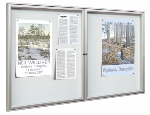 Gablota informacyjna 1000 dwudrzwiowa