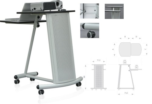 Stolik pod projektor prezentacyjny StarBoard