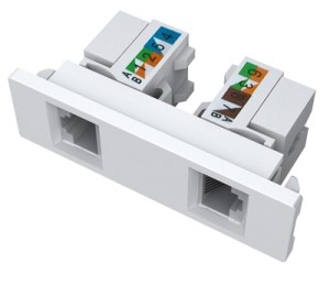 Dodatkowy moduł 2xRJ45 Techconnect