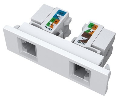 Dodatkowy moduł 2xRJ45 Techconnect