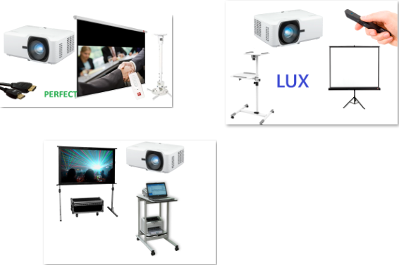 Zestawy z projektorem laserowym LS741HD